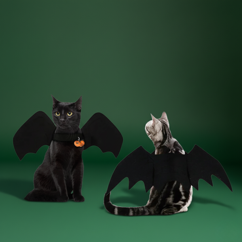 Pet Cosplay Costume – Fun Bat Wings for Cats and Small Dogs