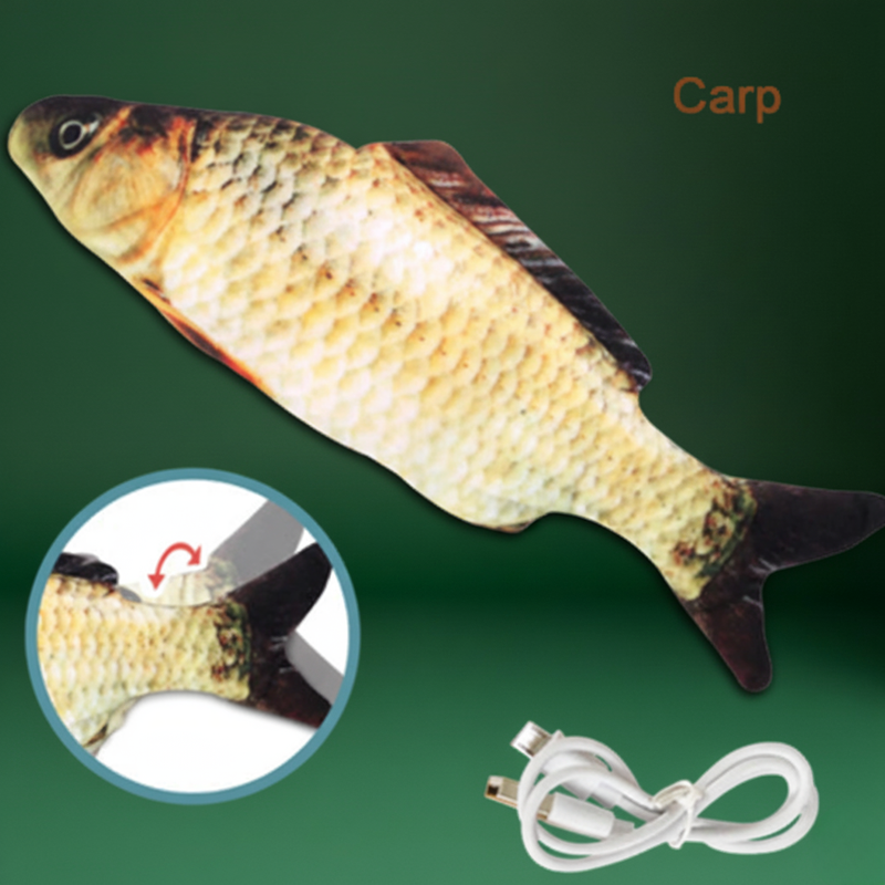Soft Pet Chew Toy – Simulation Fish for Cats & Dogs