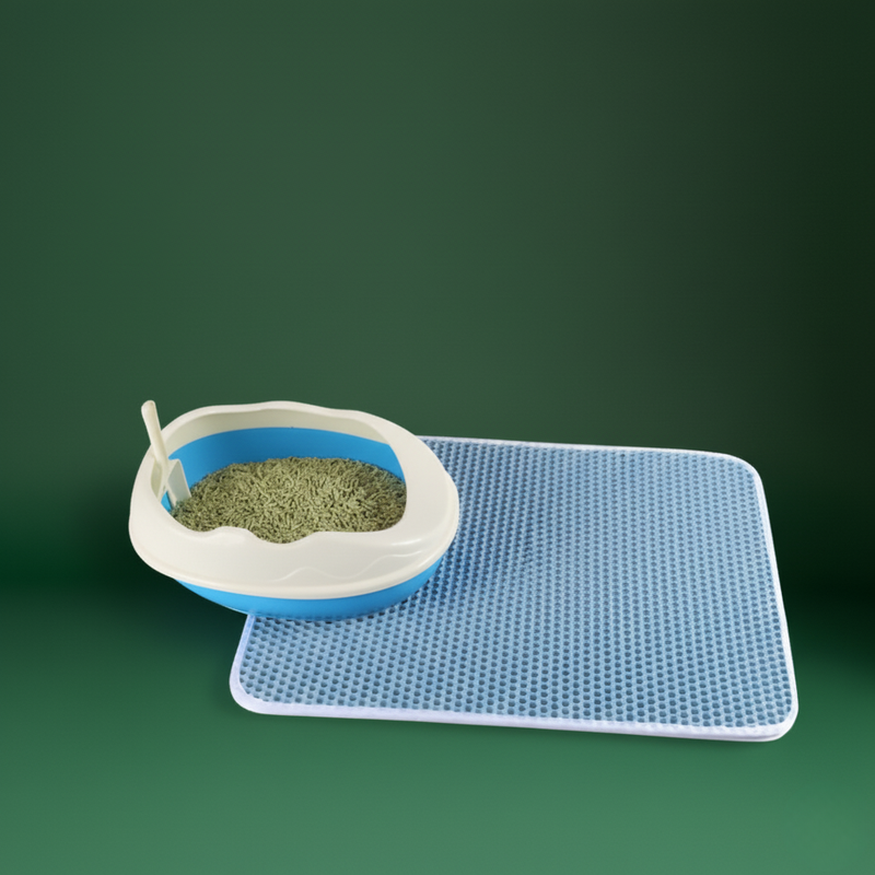 Waterproof Cat Litter Mat – Washable Non-Slip Pad for Pets