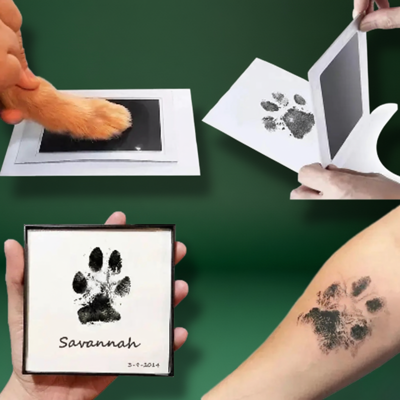 DIY Pet Paw & Nose Print Kit – Inkless Paw Print Pad