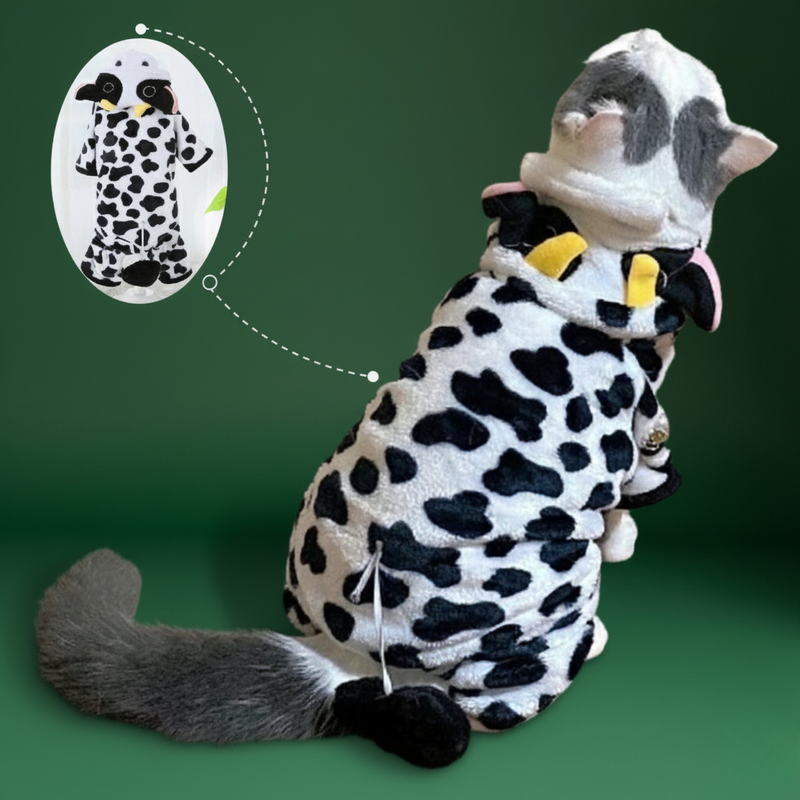 Winter Jumpsuit for Dogs & Cats – Comfortable Flannel Coat