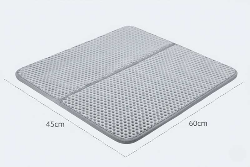 Waterproof Cat Litter Mat – Washable Non-Slip Pad for Pets