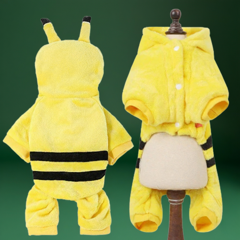 Winter Jumpsuit for Dogs & Cats – Comfortable Flannel Coat