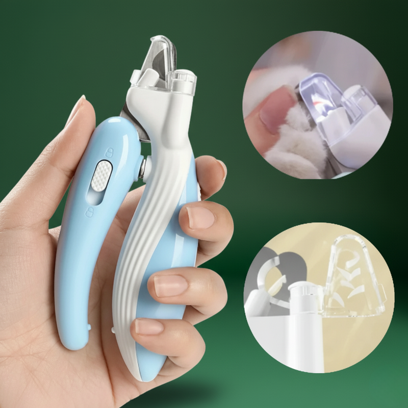Professional Pet Nail Trimmer – LED Clippers for Safe Grooming