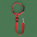 Solid Color Pet Harness & Seat Belt Leash – Safety for Dogs