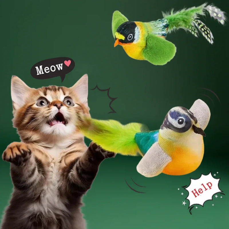 Plush Bird Cat Toy – Fun Interactive Toy for Cats & Kittens