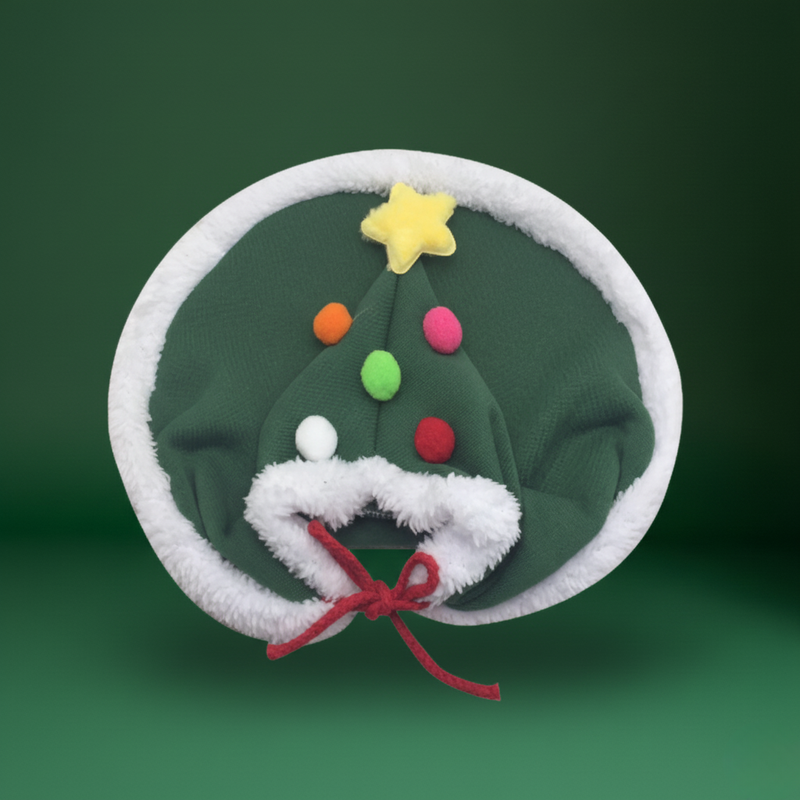 Holiday Pet Dress-Up – Santa Cloak for Cats and Small Dogs