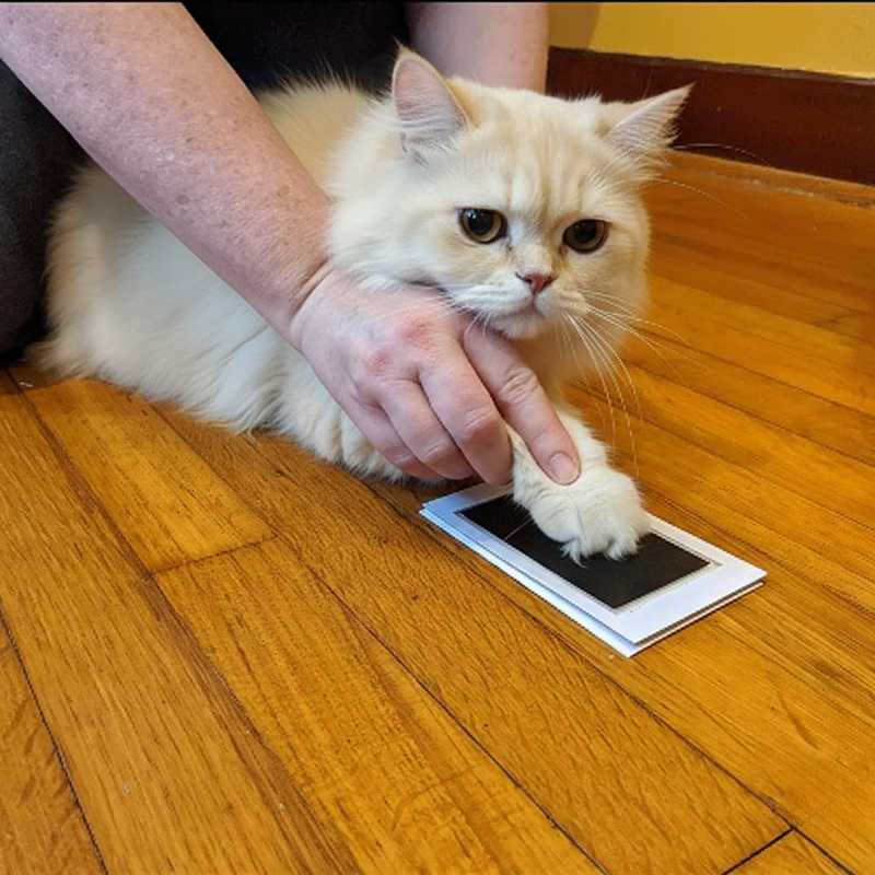 DIY Pet Paw & Nose Print Kit – Inkless Paw Print Pad