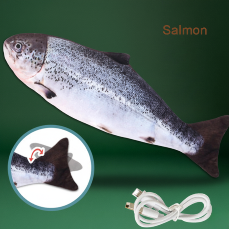 Soft Pet Chew Toy – Simulation Fish for Cats & Dogs
