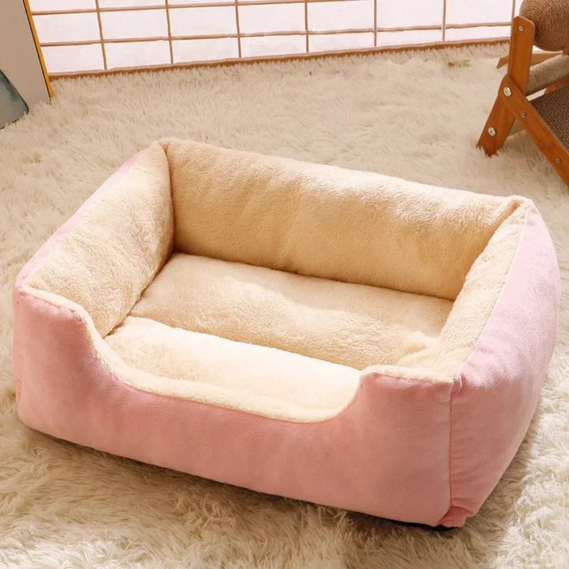 Kitten & Small Dog Bed – Soft Basket for Pets