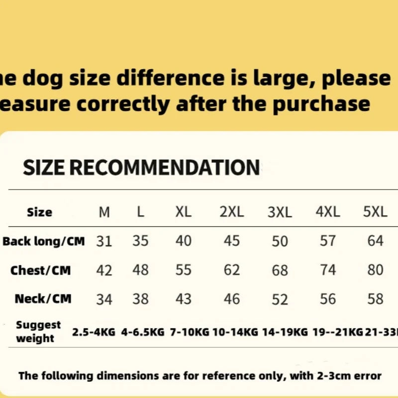 Thick Cotton Dog Coat – Cozy Clothing for Medium & Large Pets