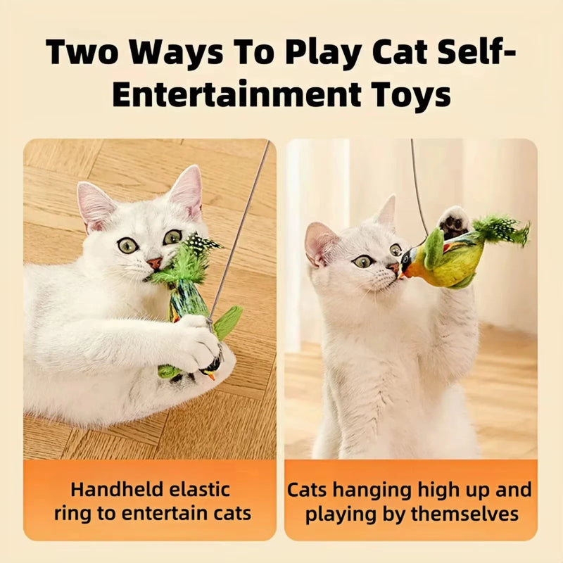 Plush Bird Cat Toy – Fun Interactive Toy for Cats & Kittens