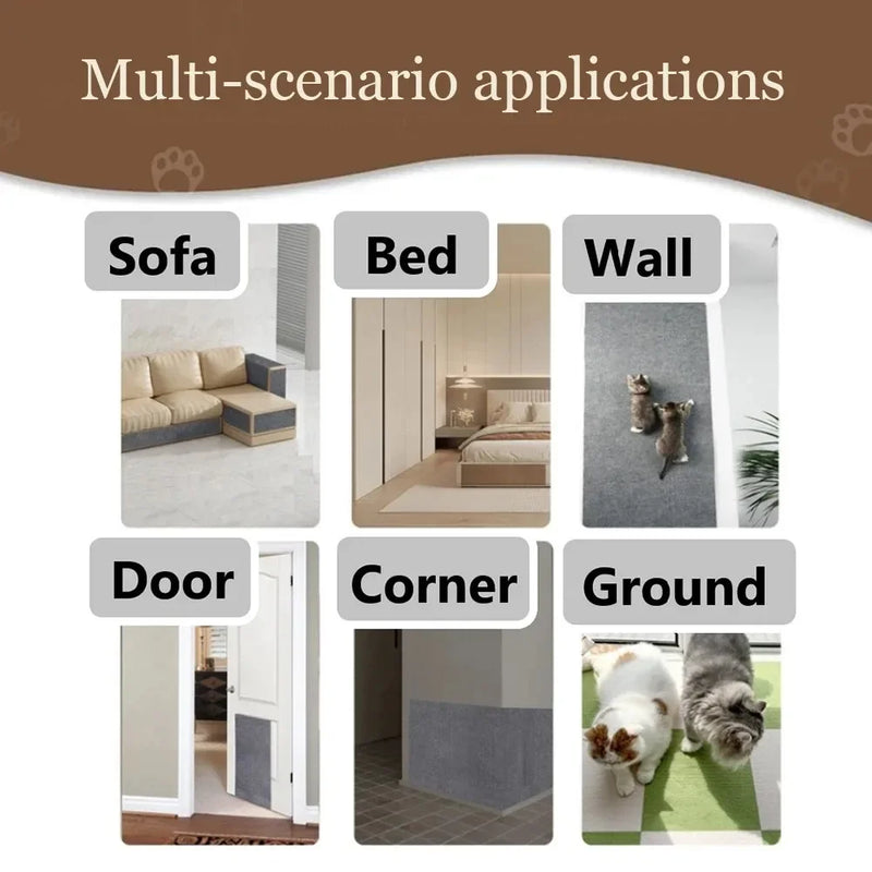 Cat Scratch Protector Mat – Indoor Sofa & Wall Corner Pad