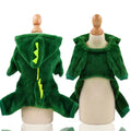 Small Dog & Cat Winter Hoodie – Cute Dinosaur Cosplay Costume