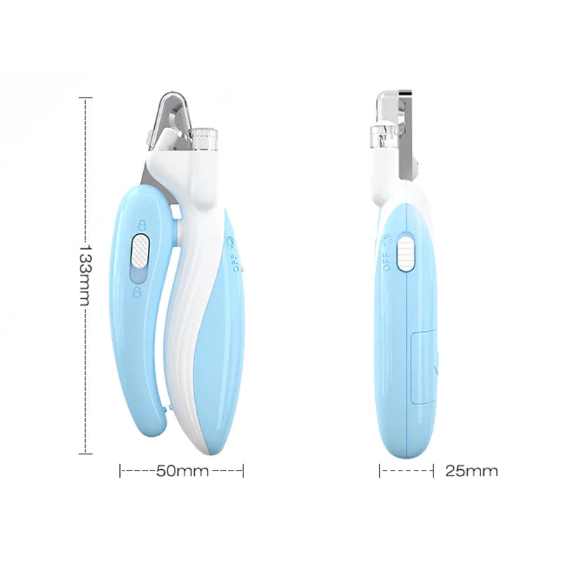 Professional Pet Nail Trimmer – LED Clippers for Safe Grooming