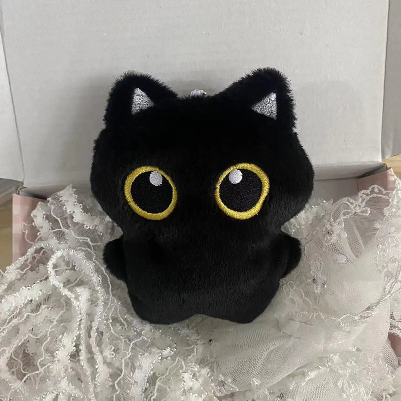 Black Cat Plush Doll – Small Cuddly Toy for Kids