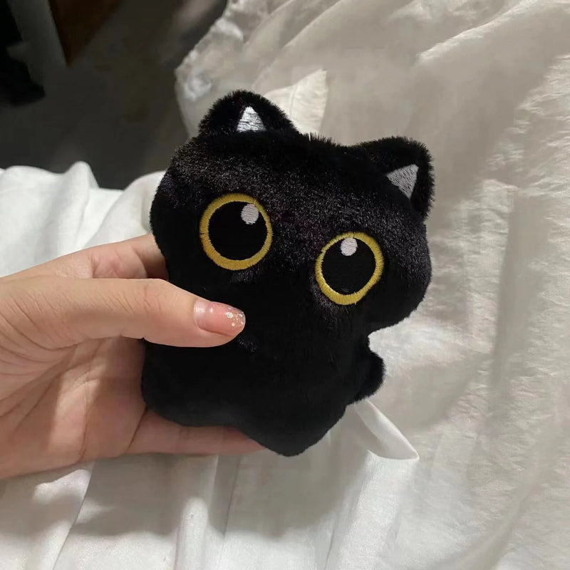 Black Cat Plush Doll – Small Cuddly Toy for Kids
