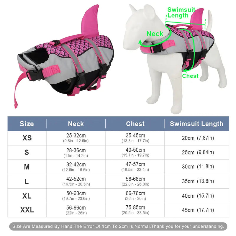 Dog Swimwear – Summer Life Jacket & Harness for Pets