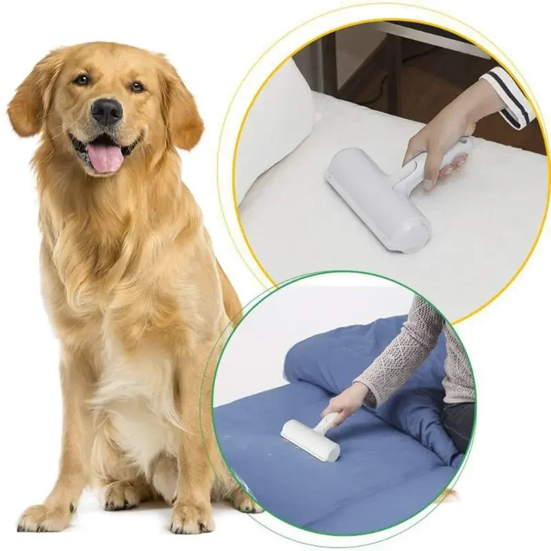 Lint & Hair Remover Roller – Self-Cleaning Pet Hair Tool
