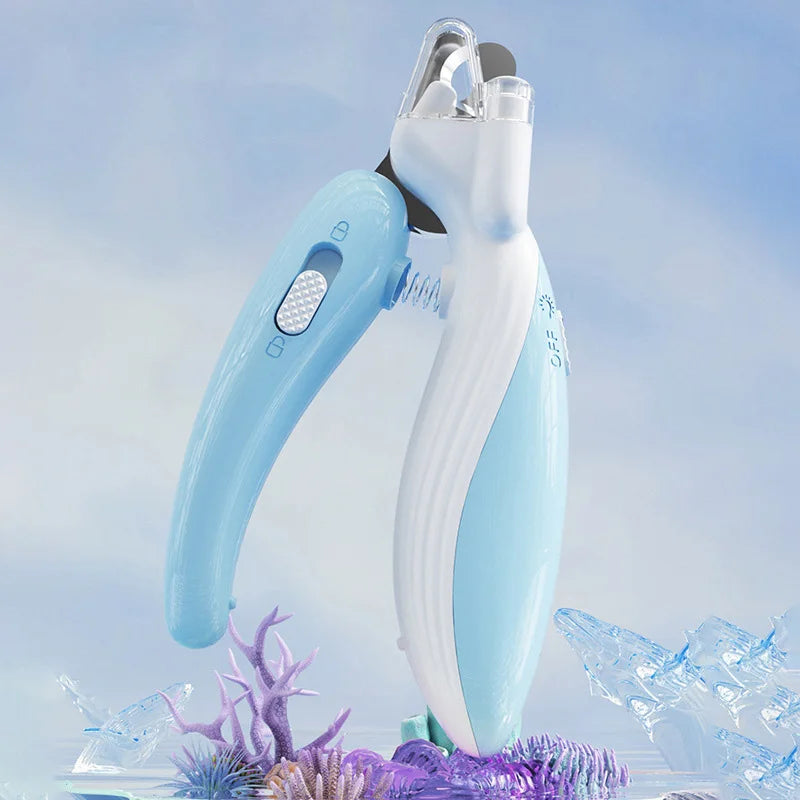 Professional Pet Nail Trimmer – LED Clippers for Safe Grooming