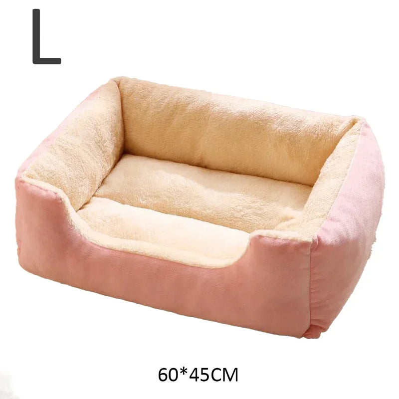 Kitten & Small Dog Bed – Soft Basket for Pets