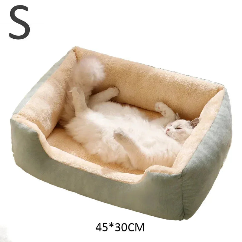 Kitten & Small Dog Bed – Soft Basket for Pets