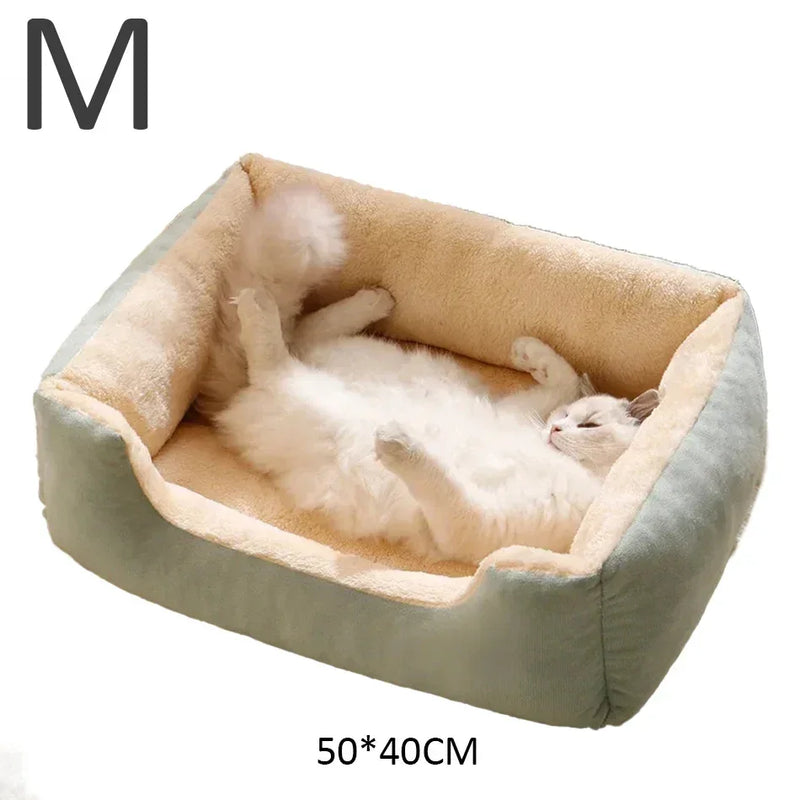 Kitten & Small Dog Bed – Soft Basket for Pets