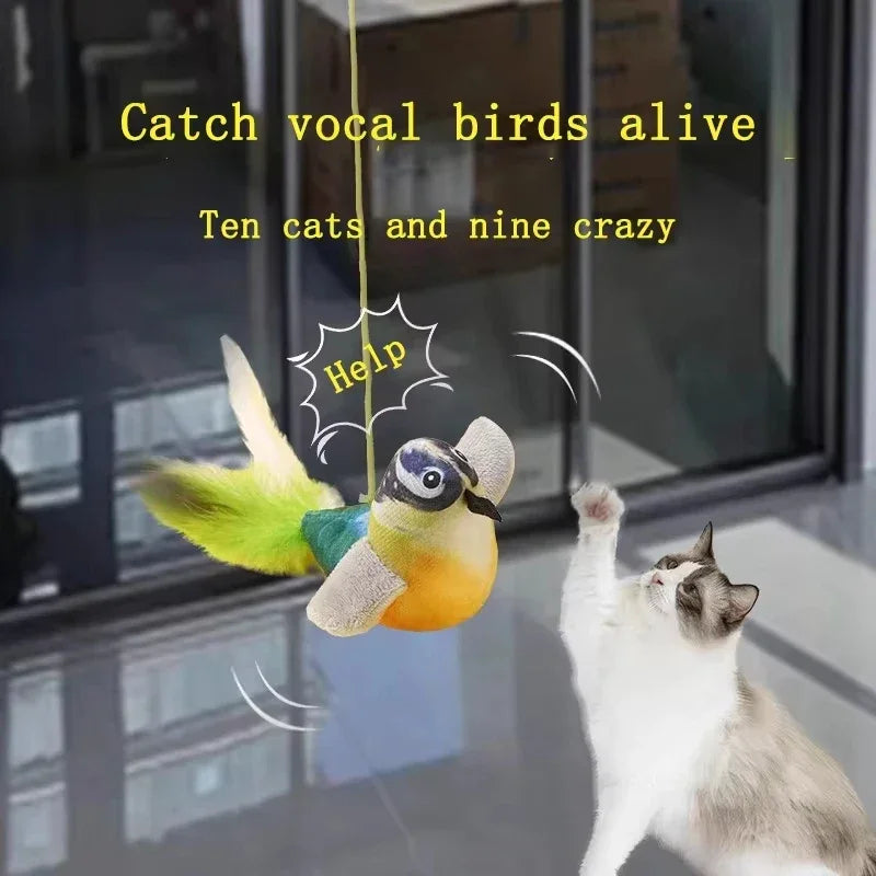 Plush Bird Cat Toy – Fun Interactive Toy for Cats & Kittens