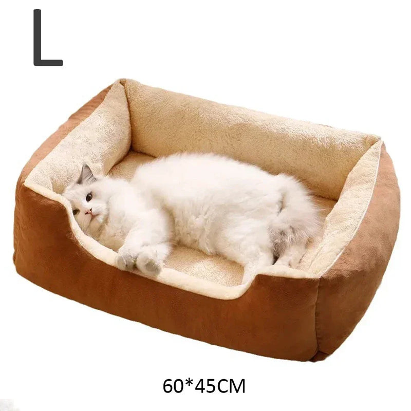 Kitten & Small Dog Bed – Soft Basket for Pets