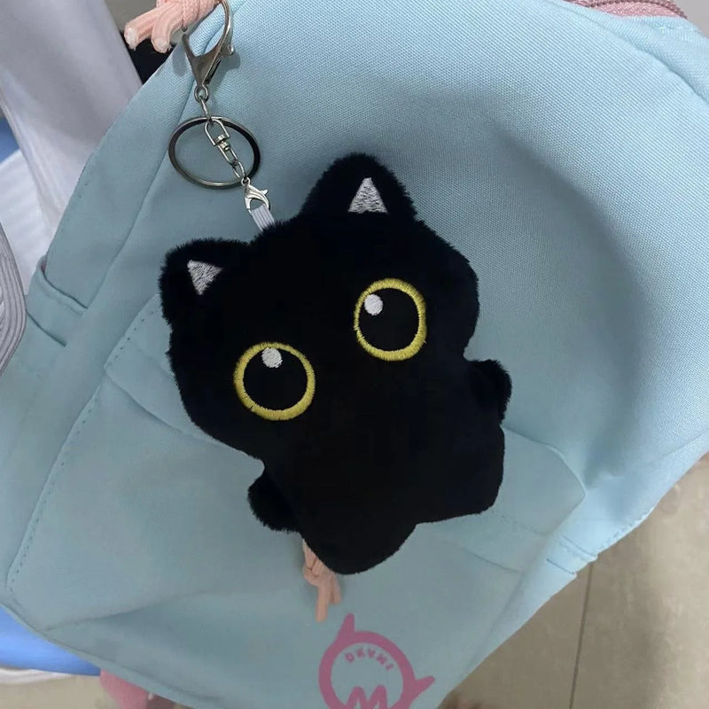 Black Cat Plush Doll – Small Cuddly Toy for Kids