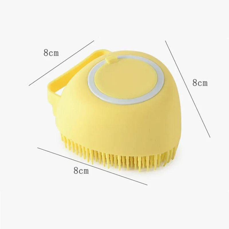 Silicone Pet Bath Brush – Massage Gloves for Dogs & Cats