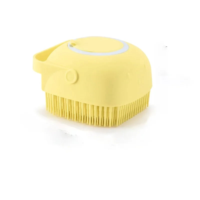 Silicone Pet Bath Brush – Massage Gloves for Dogs & Cats