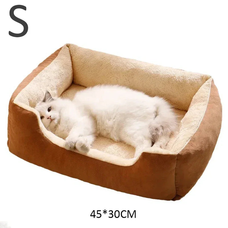 Kitten & Small Dog Bed – Soft Basket for Pets