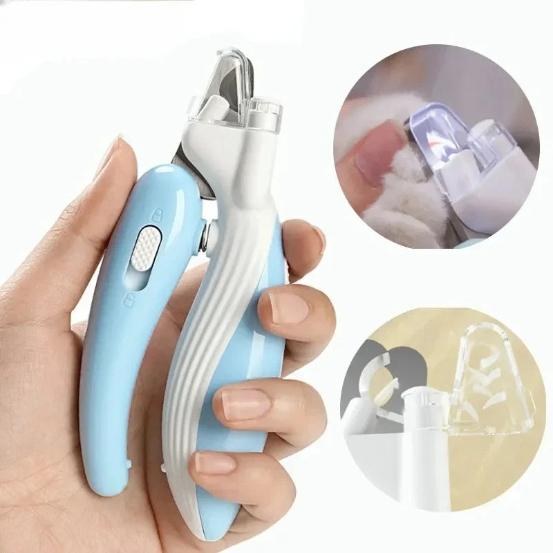Professional Pet Nail Trimmer – LED Clippers for Safe Grooming