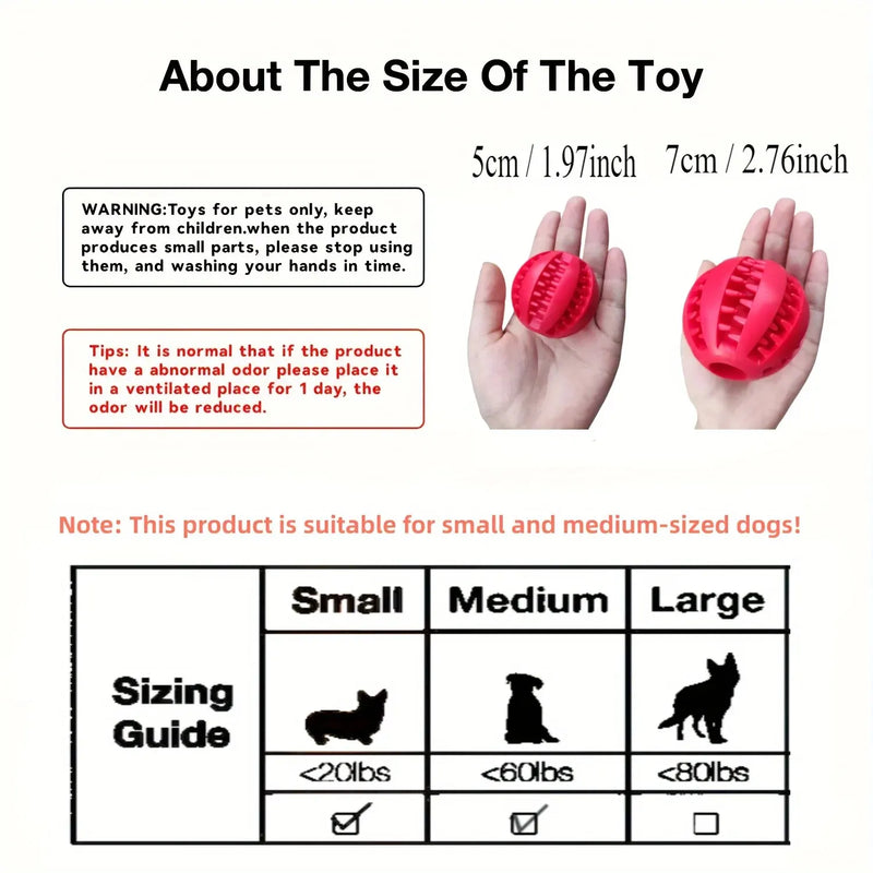 Pet Chew Ball – Durable Toy for Dogs & Puppies