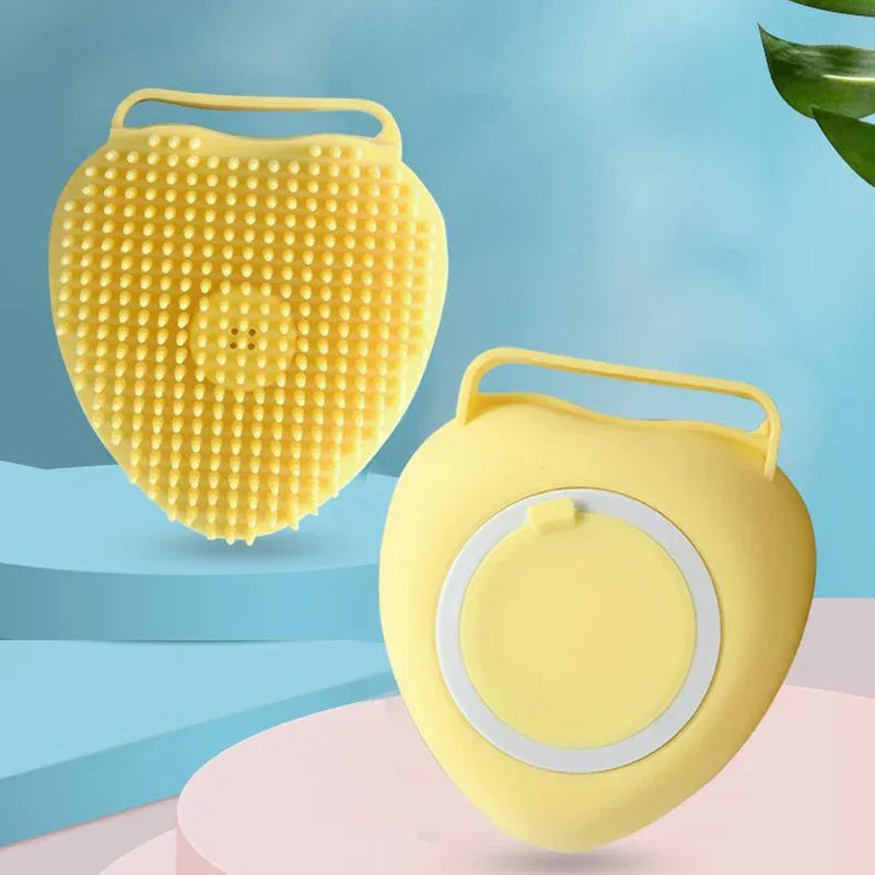 Silicone Pet Bath Brush – Massage Gloves for Dogs & Cats