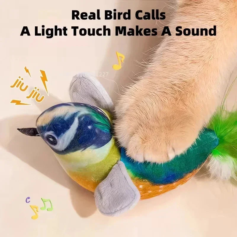Plush Bird Cat Toy – Fun Interactive Toy for Cats & Kittens