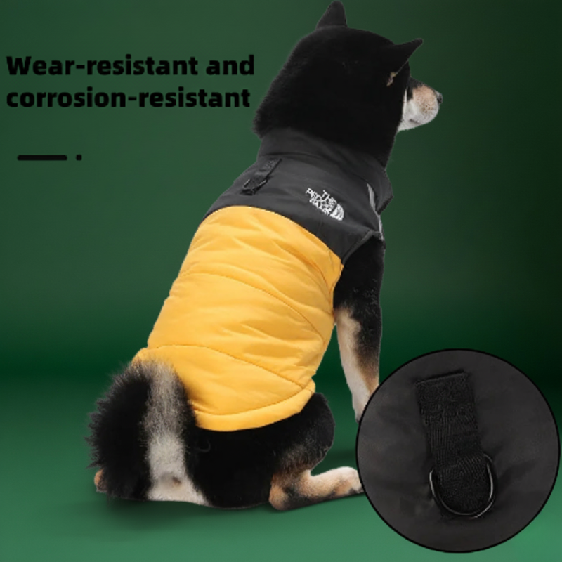 Thick Cotton Dog Coat – Cozy Clothing for Medium & Large Pets