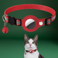 Kitten Adjustable Collar – Bell & AirTag Case for Cats