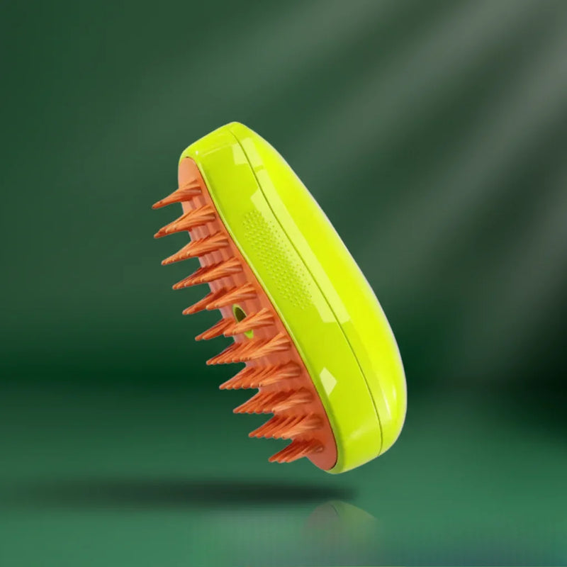 Pet Grooming Brush – 3-in-1 Steamer for Tangled & Loose Hair