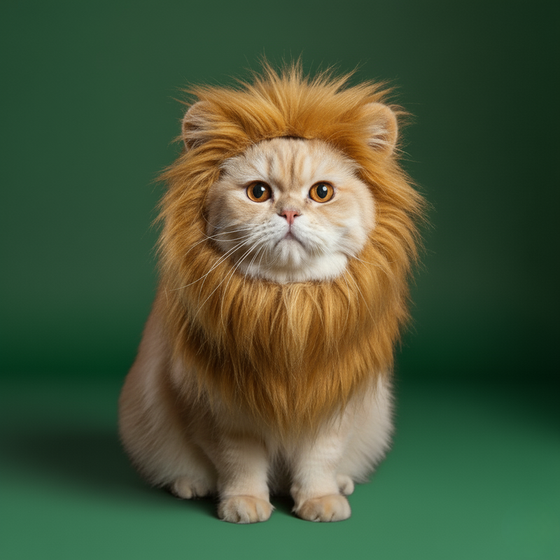 Cute Lion Cat Costume – Dress-Up for Small Cats & Kittens