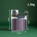 Dog & Cat Food Storage – Airtight Pail with Measuring Cup