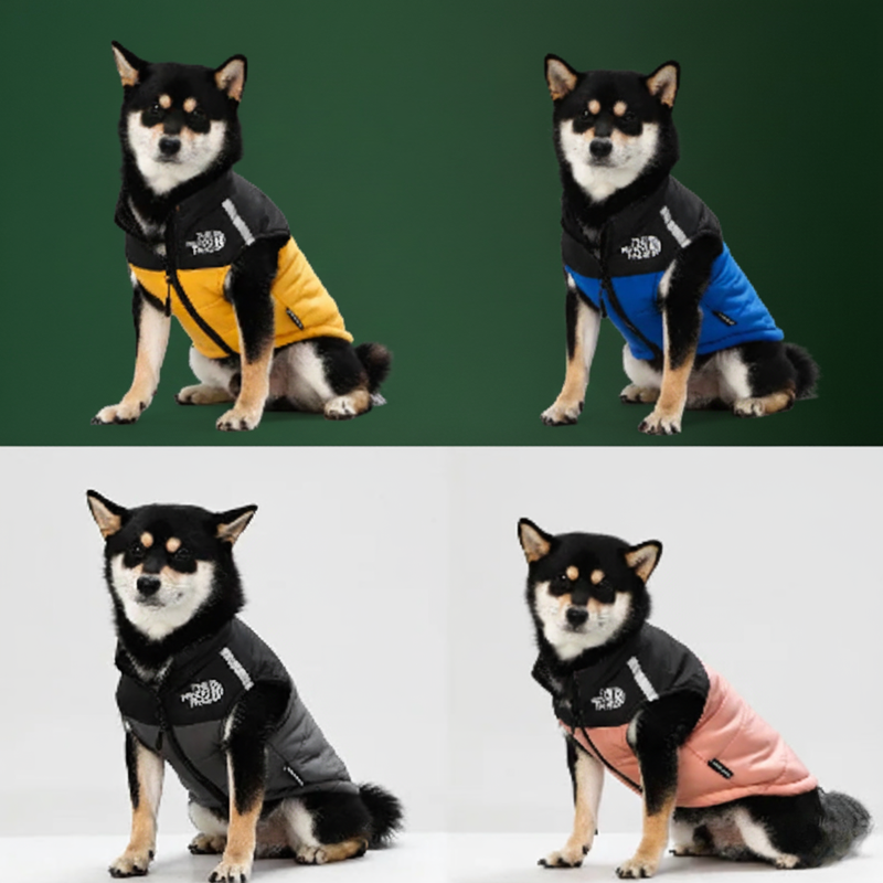 Thick Cotton Dog Coat – Cozy Clothing for Medium & Large Pets